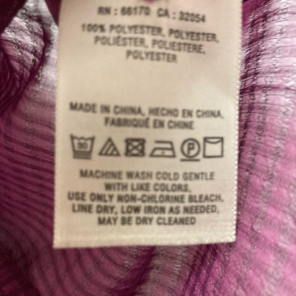 Anthropologie Burgundy (with block print) - Picture 10 of 11